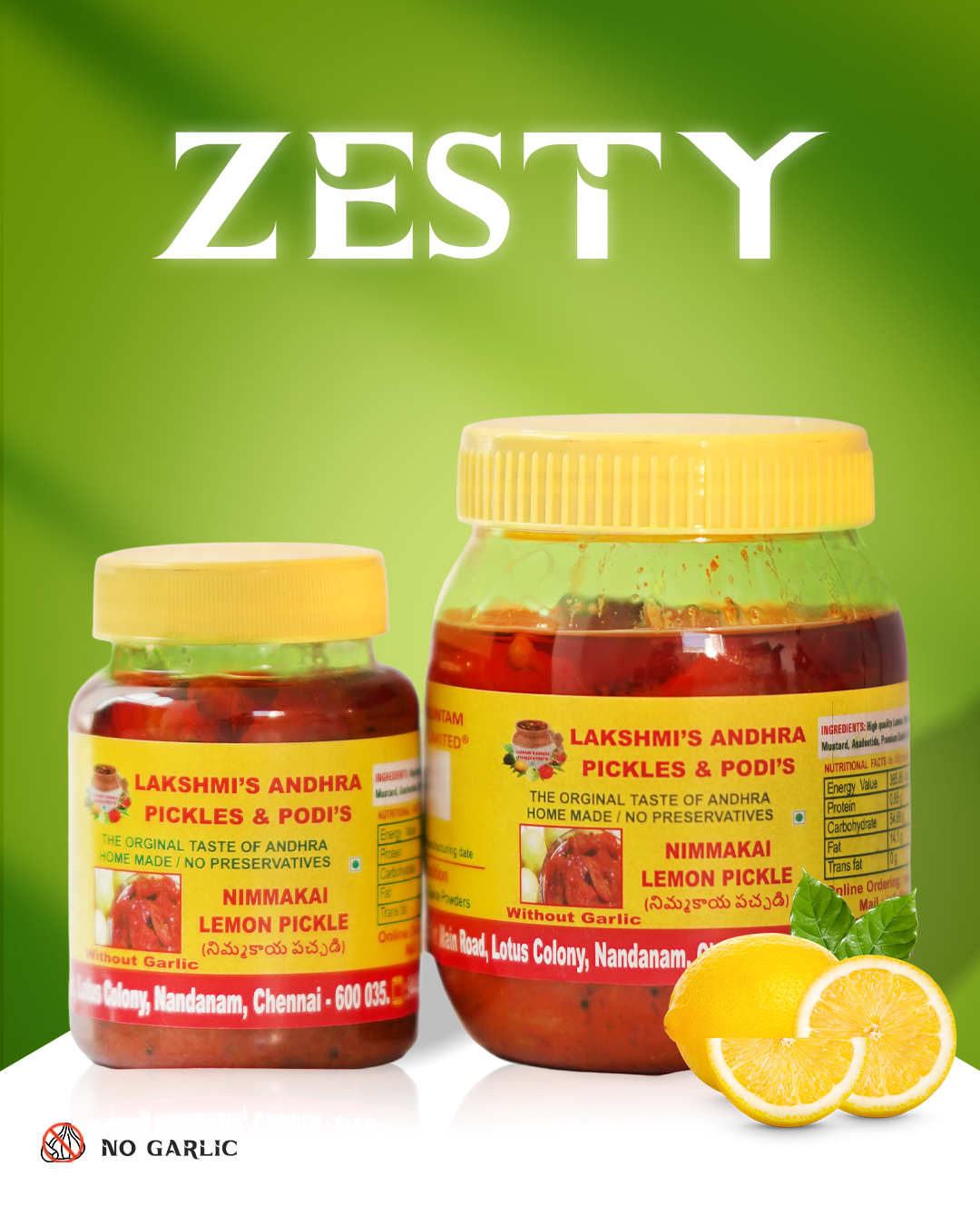 NIMMAKAI (LEMON PICKLE)